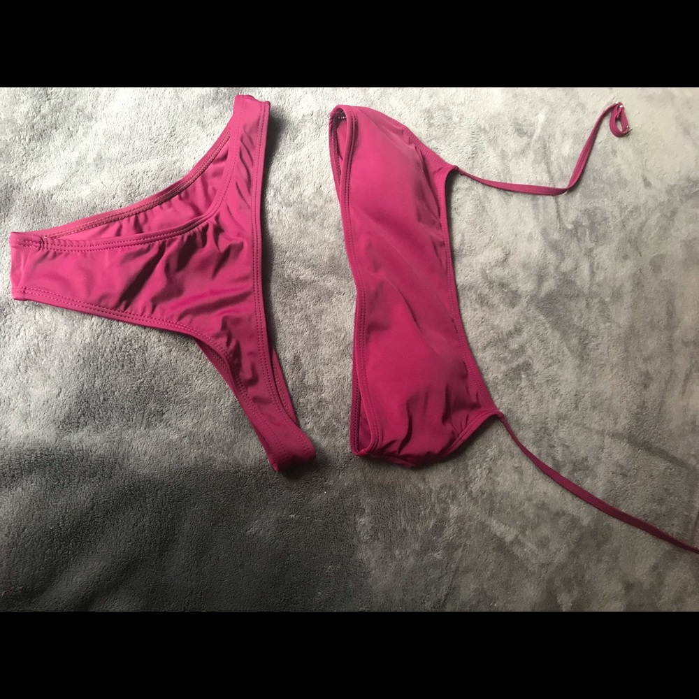 Burgundy Bikini (Medium)
